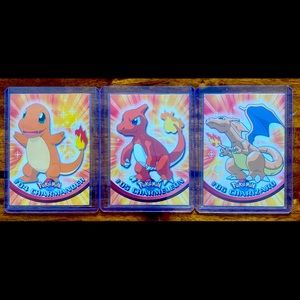 Charmander, Charmeleon, Charizard Pokemon Lot